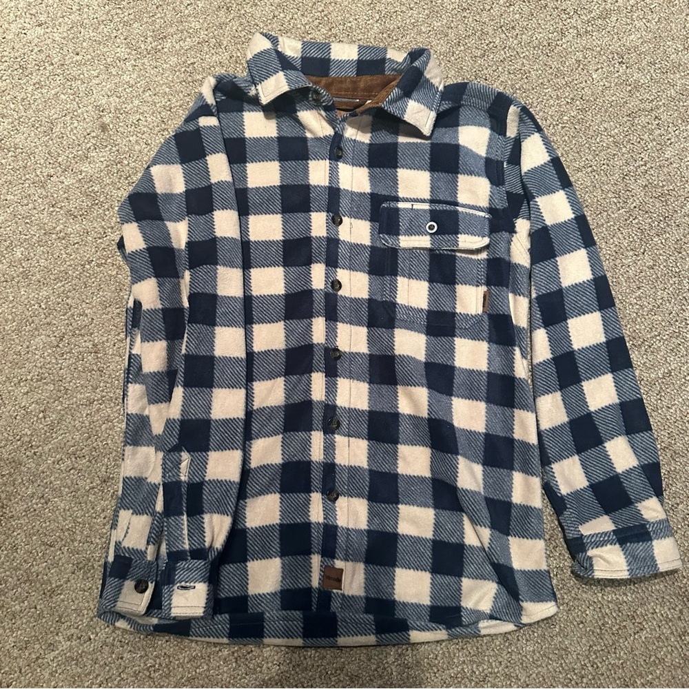 Venado Fleece. Men’s blue white. Unisex. Size medium